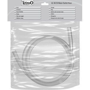 Tetratec Auslassschlauch für GC 40/50 Bodenreiniger, transparenter Aquarienschlauch.