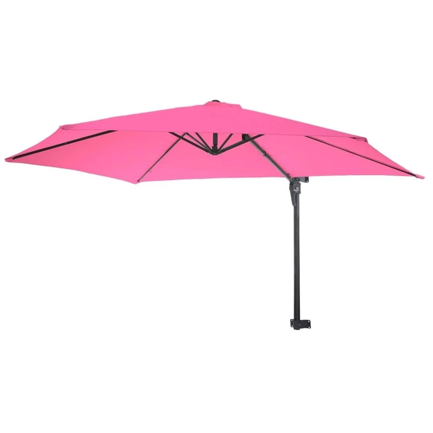 MCW Wandschirm Acerra 3m Neigbar Pink-Rosarot
