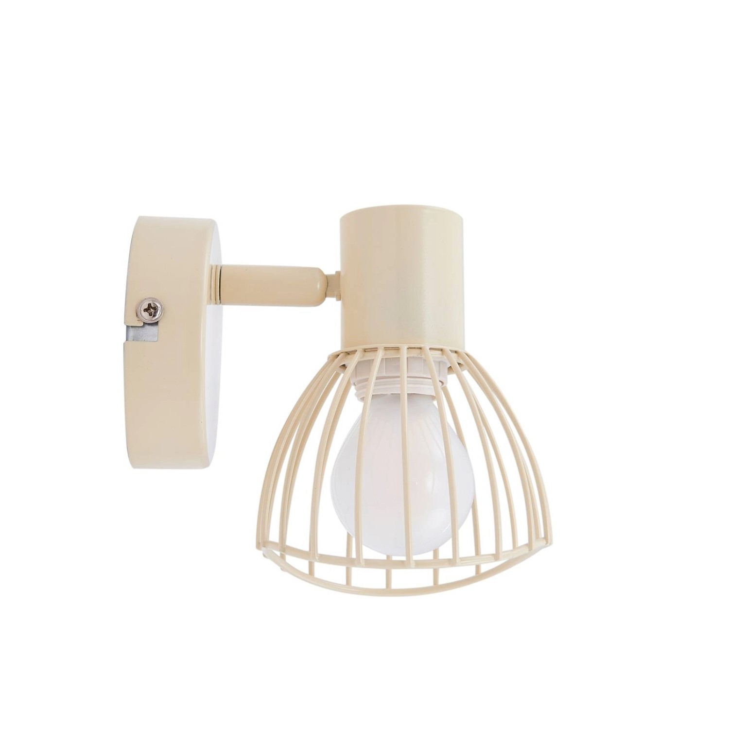 Lindby Deckenlampe Piena 10031110 Modern in Creme aus Metall 1-flammig E14 günstig online kaufen