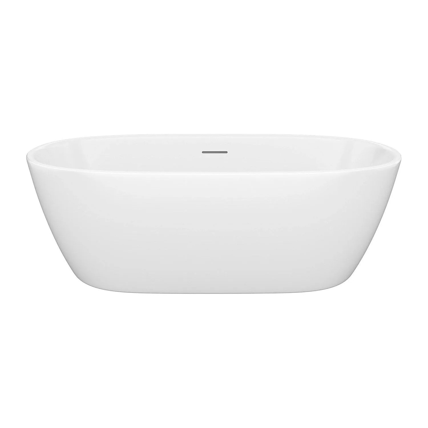 Vente-unique Freistehende Badewanne Yamisa Weiß 170 cm