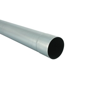 Marley Zink-Fallrohr, 1 m lang, DN 100, für die Dachentwässerung.