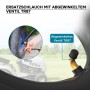 Robuster Ersatz-Luftschlauch für Rasenmäherreifen mit abgewinkeltem TR87 Ventil. Ideal für Rasentraktor.