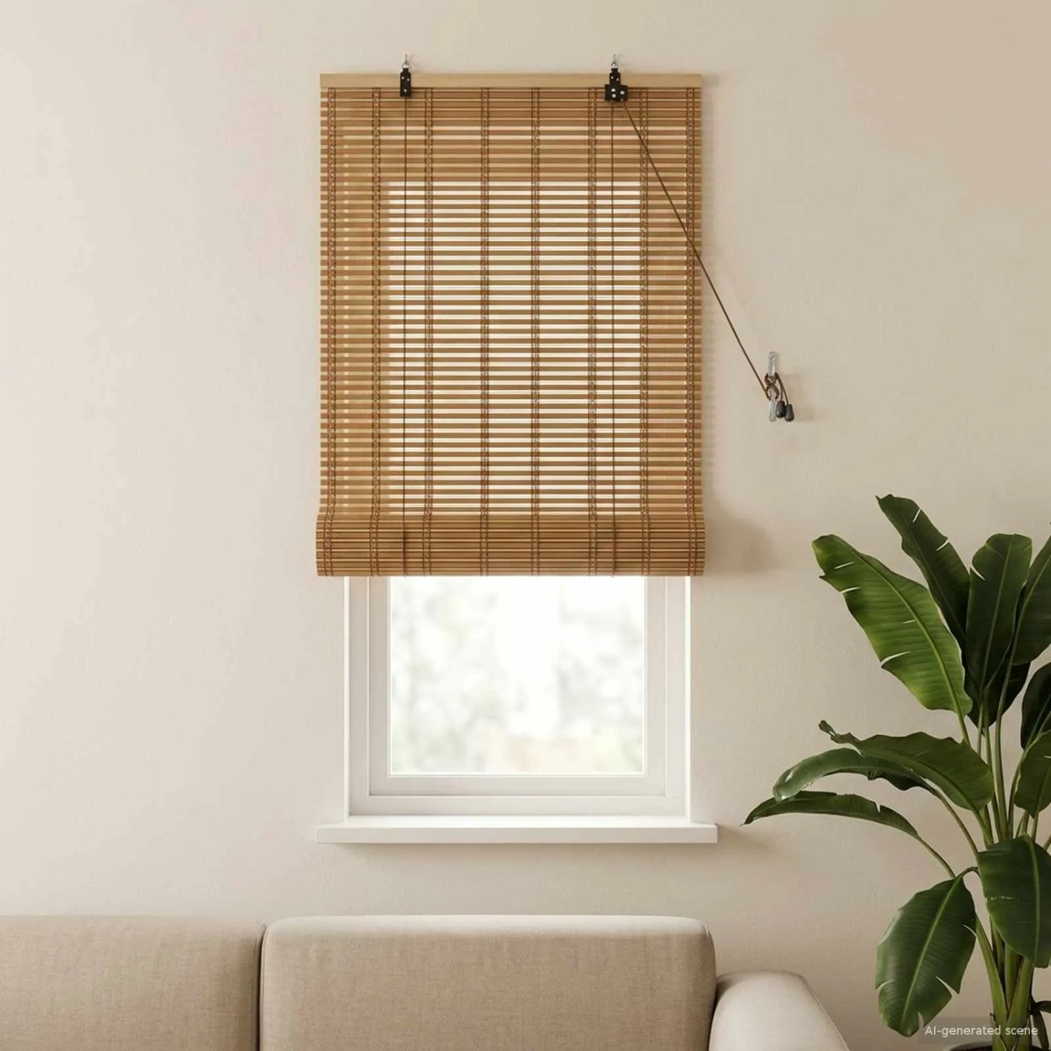 vidaXL Rollo Natur 50 x 160 cm Bambus 42039760