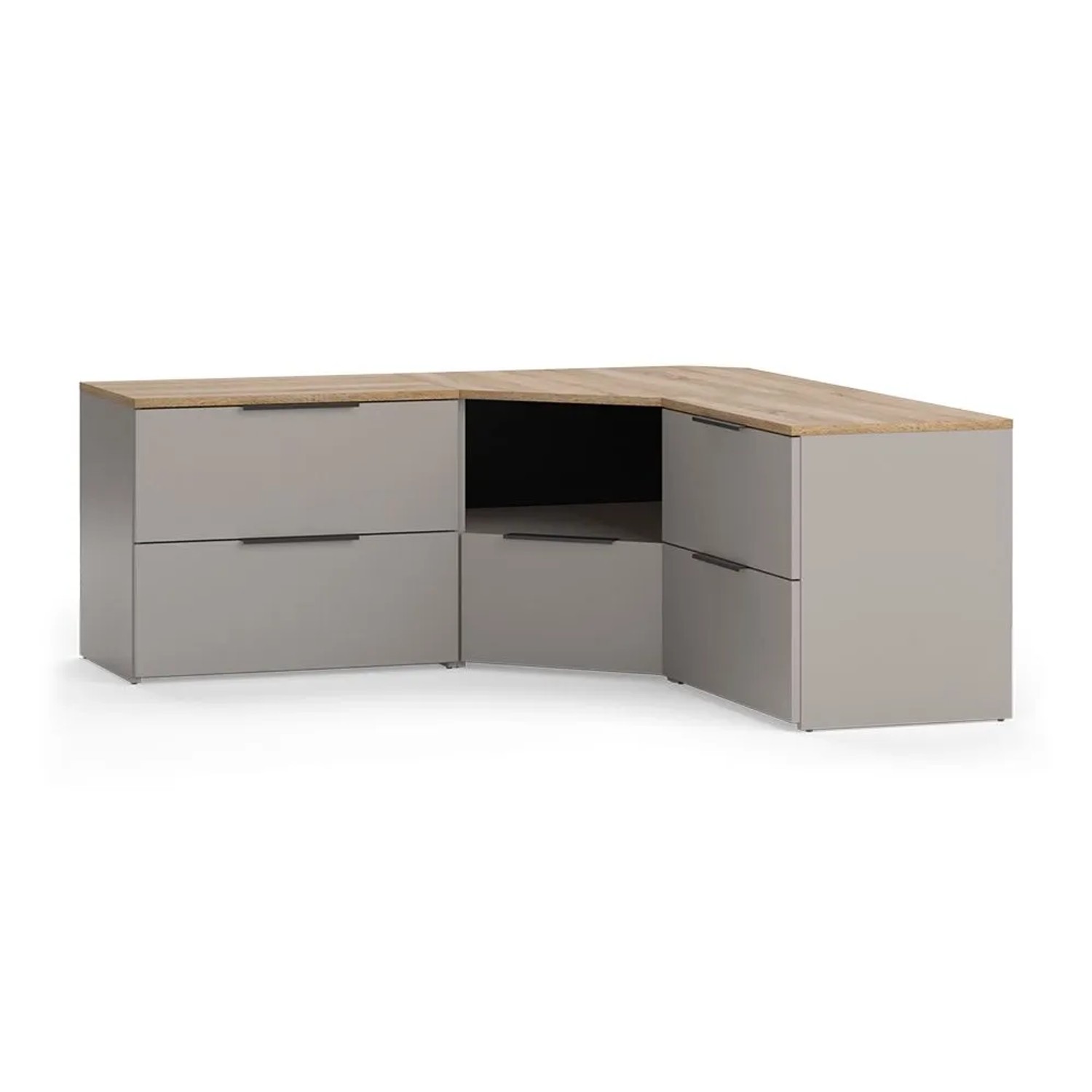 Vicco Wohnwand Wido Greige 68 x 50 3 Teile Art Nr 58551