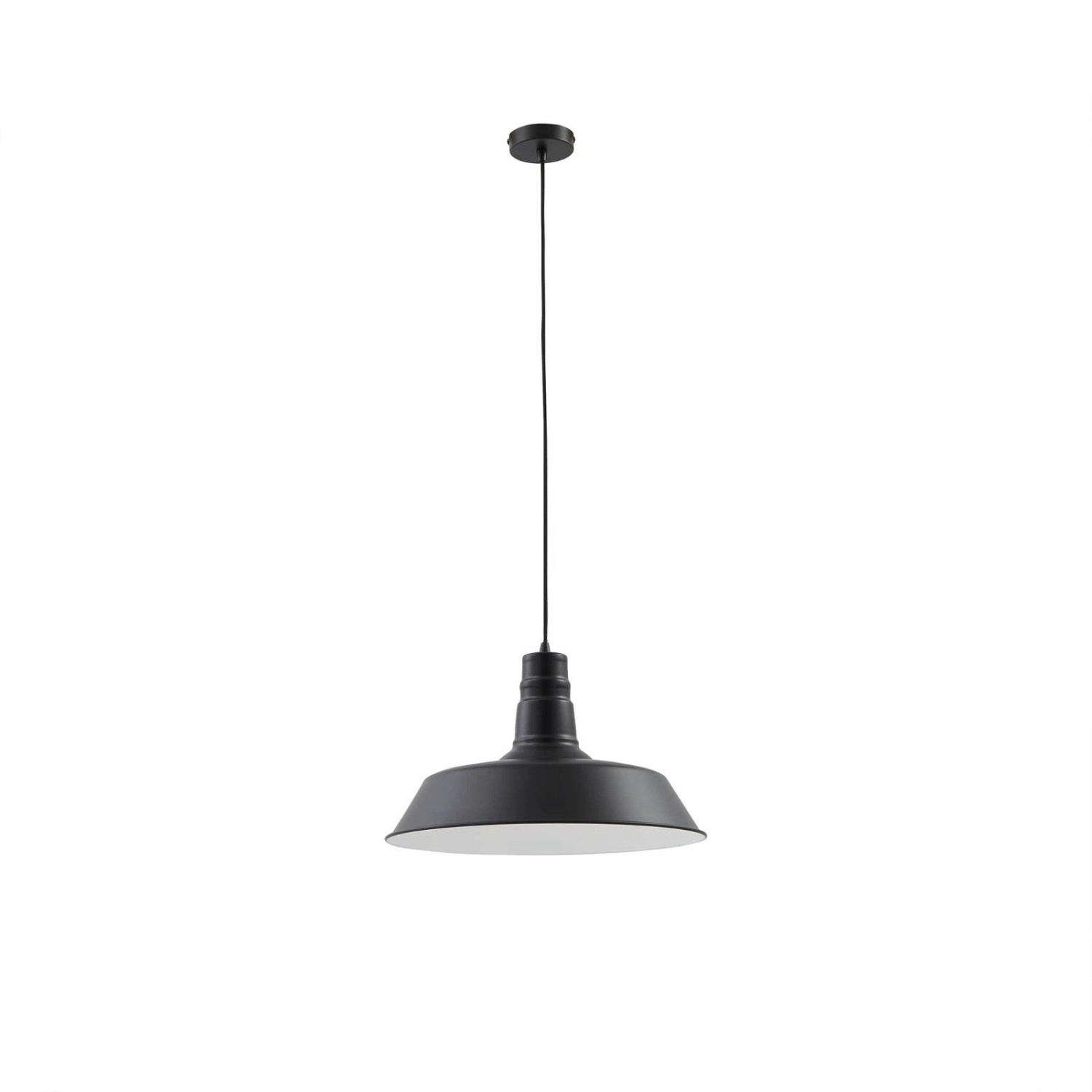Lindby Pendelleuchte Laylan 10030688 Modern in Schwarz aus Metall 1-flammig günstig online kaufen