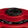 Detailaufnahme der Einhell Akku-Luftpumpe CE-AP 18 Li-Solo mit Deflation-Aufsatz.