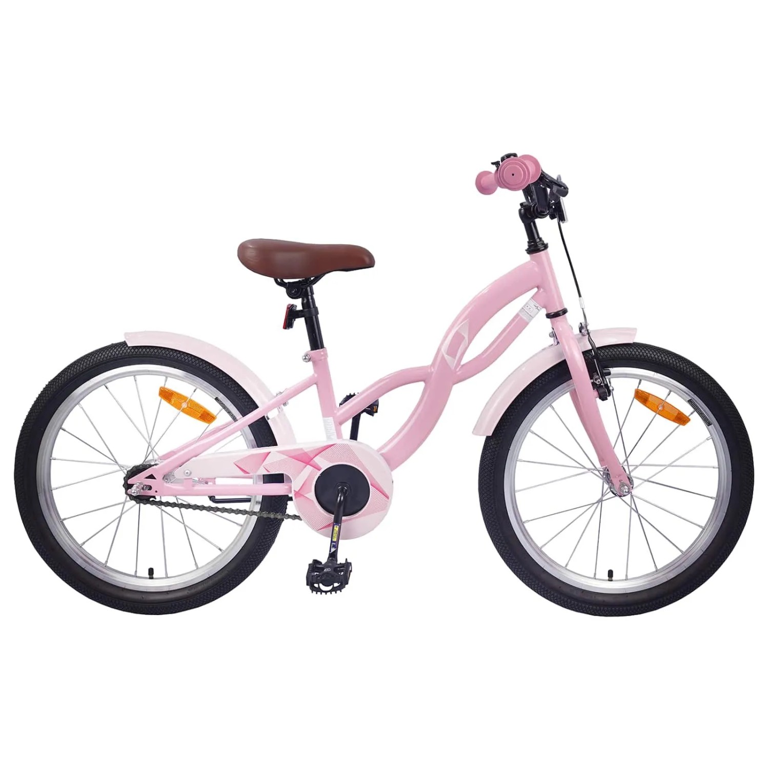 vidaXL Kinderfahrrad 20 Zoll für 6-11 Jahre Alt Hellrosa 42009666