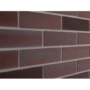 Elabrick Verblender Luzern, braun-rote Steinoptik, 7,1x24 cm, für Innen & Außen.