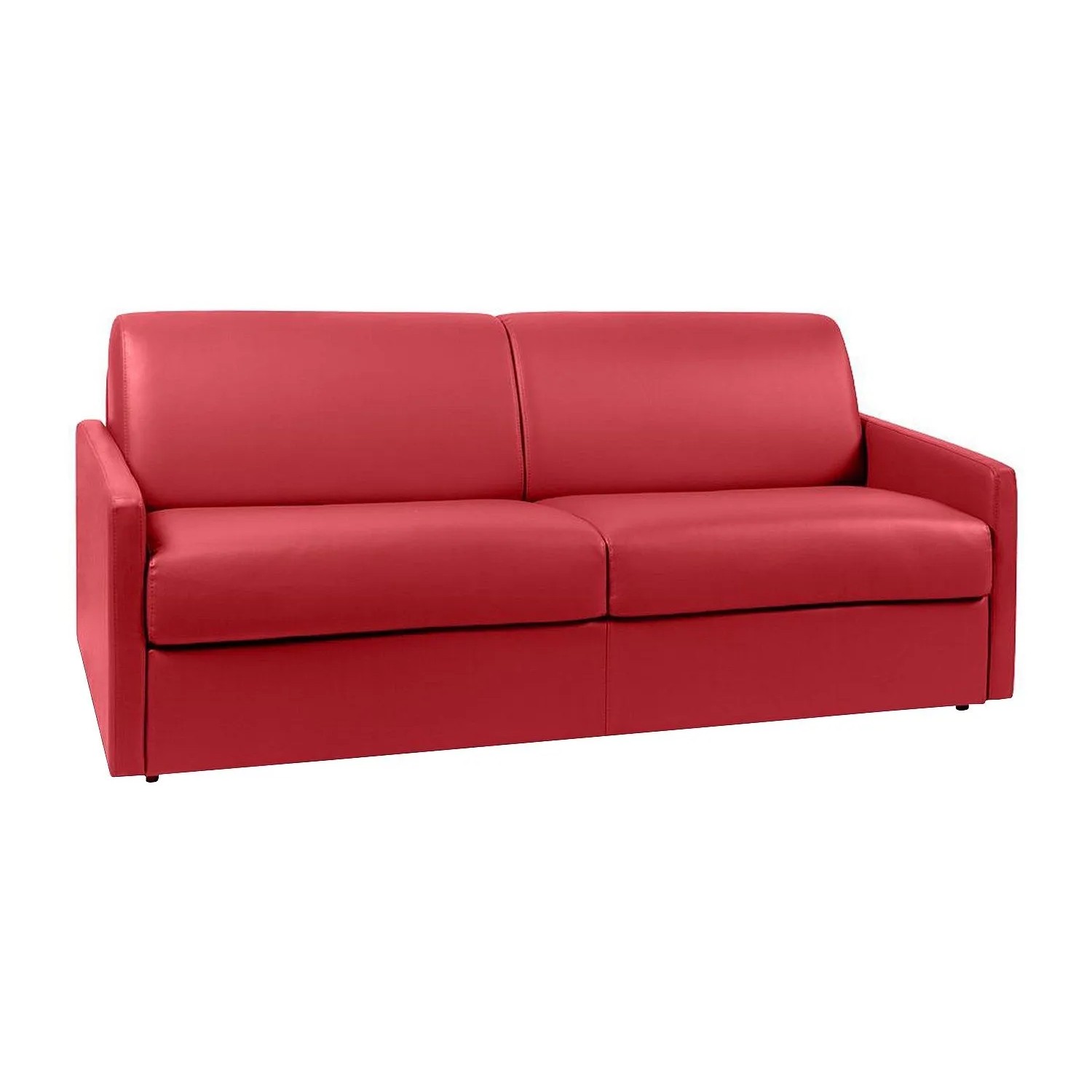 Vente-unique Schlafsofa Calife Rot 190 cm