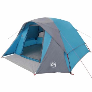vidaXL Campingzelt 4 Personen Blau Wasserdicht 4009559