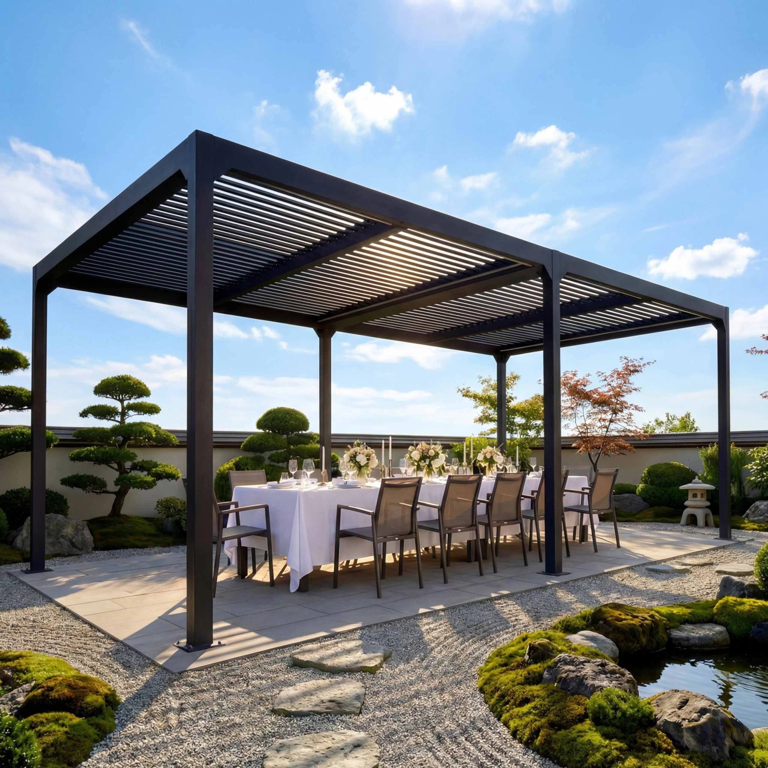 MCW Alu Pergola L41 Anthrazit 3x6m