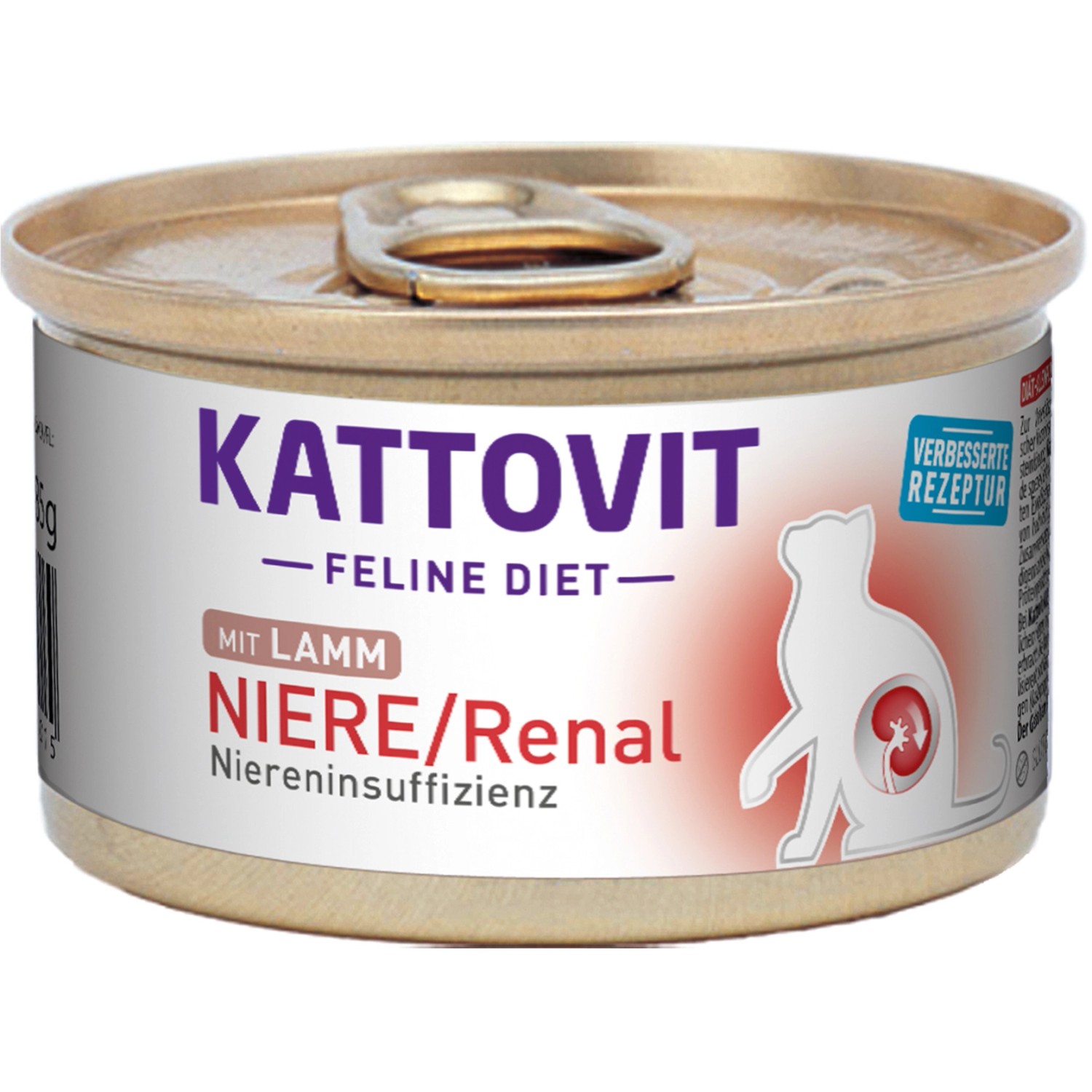 Kattovit Spezialfutter für Katzen Niere/Renal mit Lamm 85 g
