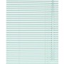 Weiße Gardinia Aluminium Jalousie, 60x240 cm, für Fenster und Sonnenschutz.