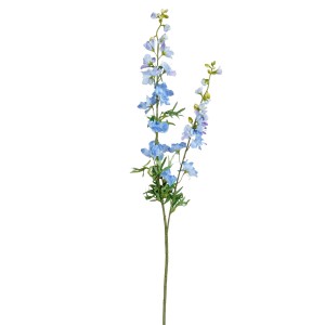 Helleblaue Mica Kunstblume Delphinium, 98 cm, detailreiche Kunstpflanze für Dekoration.