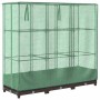 vidaXL Hochbeet mit Gewächshaus-Aufsatz Rattan-Optik 120x40x123 cm 4015797_6