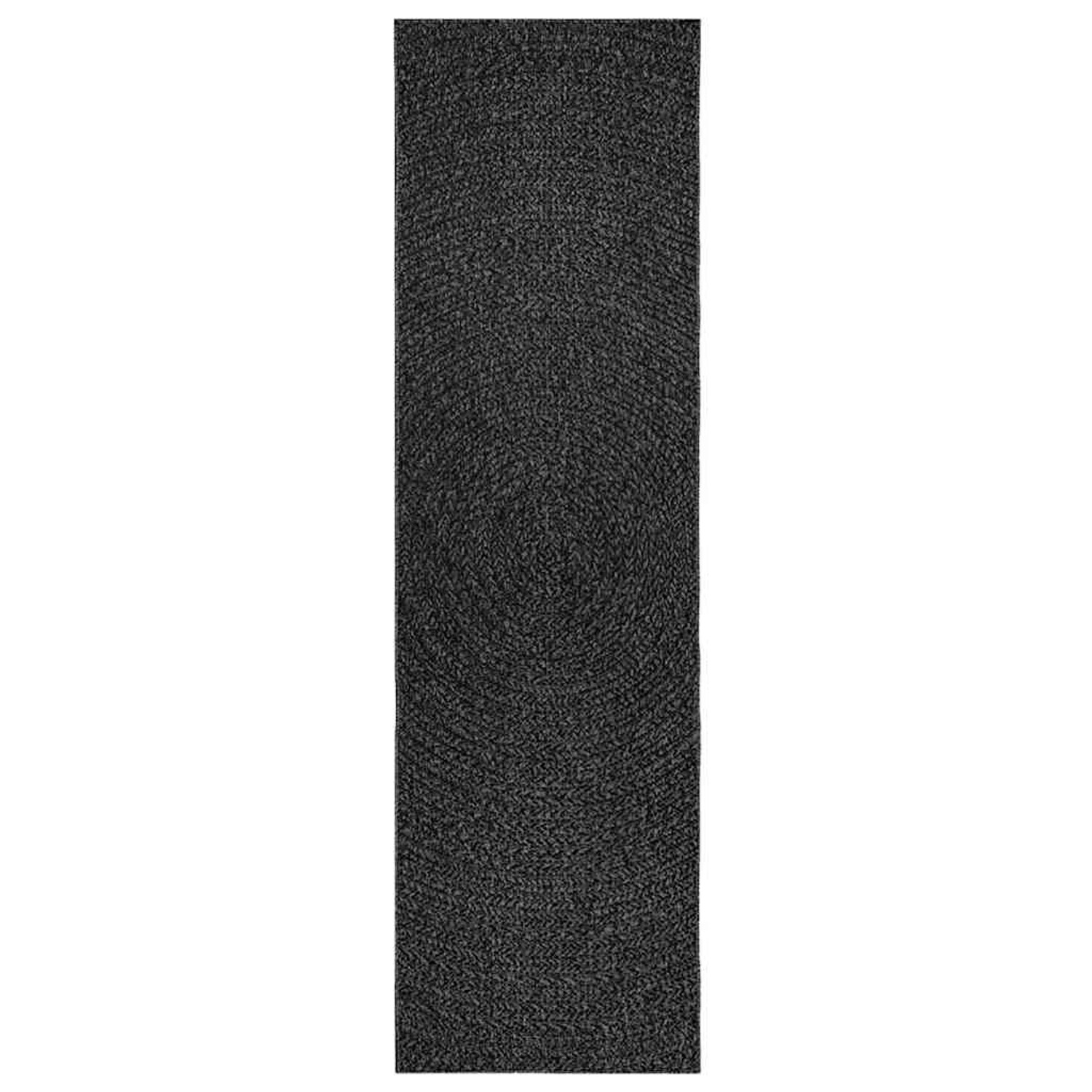 vidaXL Teppich Zizur Anthrazit 80x250 Cm Juteoptik Indoor Und Outdoor 22326 günstig online kaufen