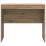 vidaXL Schreibtisch Artisan-Eiche, 90x50x76 cm, Holzwerkstoff. Kompakter Bürotisch für Arbeitszimmer.