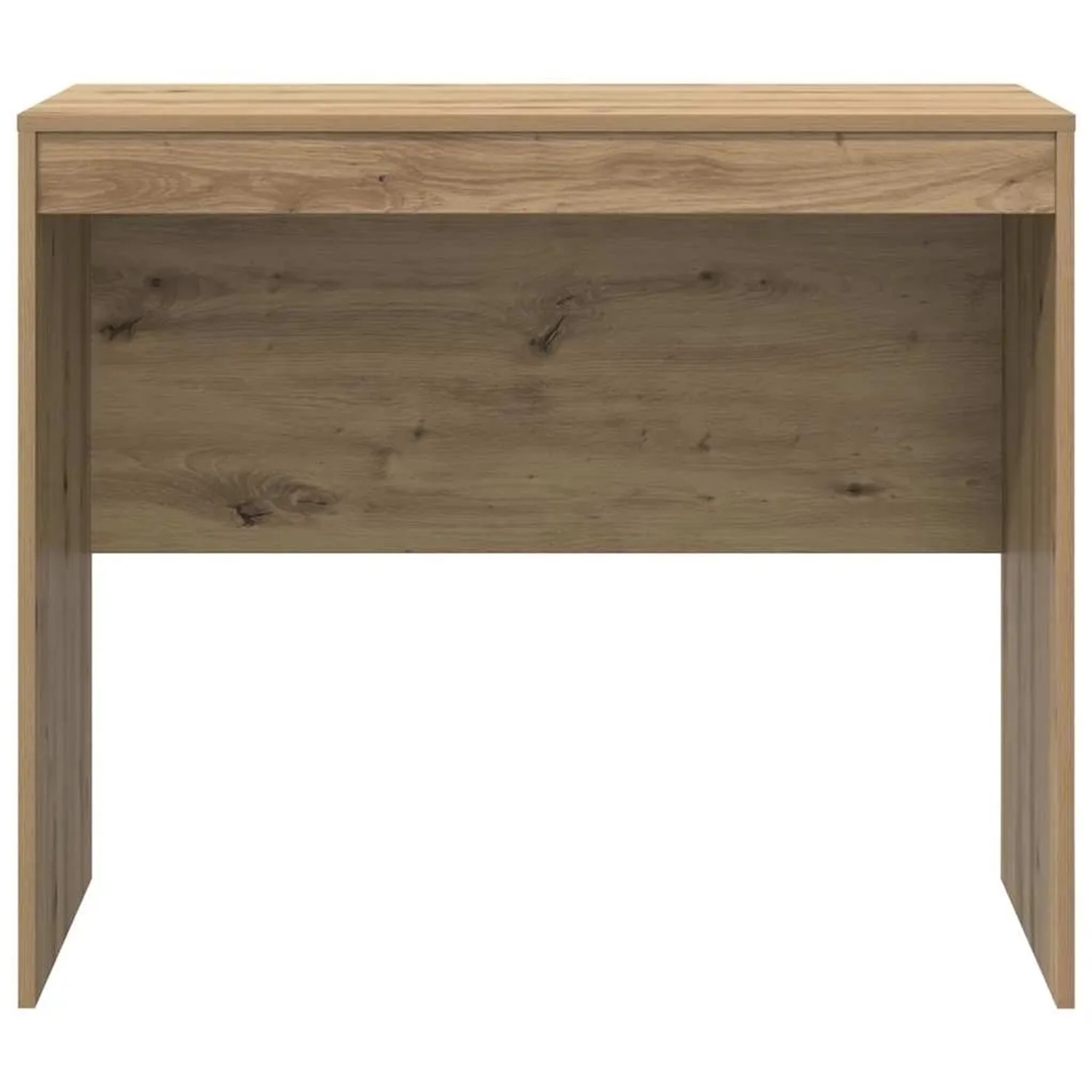 vidaXL Schreibtisch Artisan-Eiche, 90x50x76 cm, Holzwerkstoff. Kompakter Bürotisch für Arbeitszimmer.