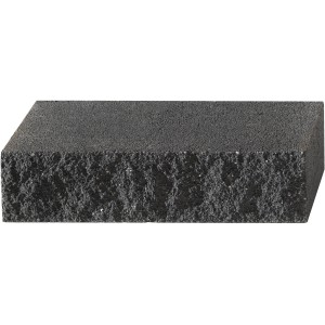 Graphitfarbener Kann Mauerstein Montania, 40x15x10 cm, für Mauern und Beeteinfassungen.