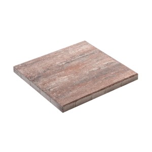 Diephaus Terrassenplatte Aliam Muschelbeige 40x40x4 cm, sandsteinähnlich strukturiert, gefaste Kanten.