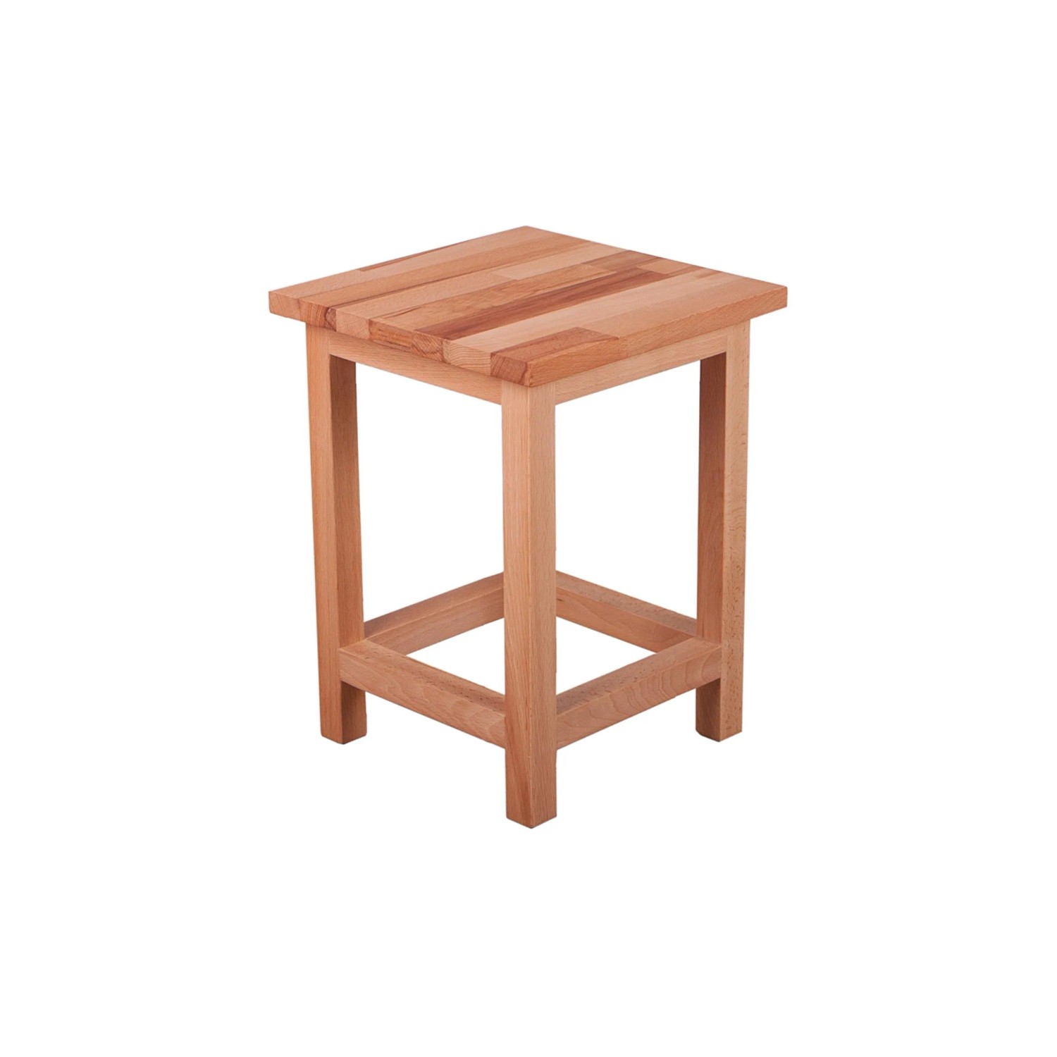 DELUKE Blumenständer SIRI Platte 2cm Buche 30x30x40cm Pflanzenständer Pflanzenregal Pflanzenhocker