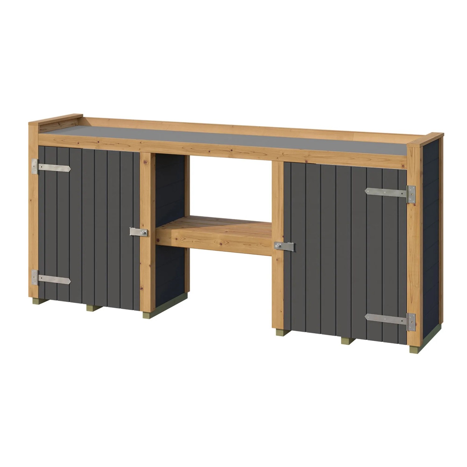 Weka Pflanztisch Killarney 300 cm Anthrazit-Eiche