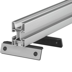 Aluminium Solarprofil Pro, 50x30x6000 mm, für Solaranlagen Montage.