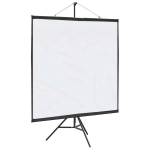 vidaXL Beamer Leinwand mit Stativ 81 Zoll 1:1 4101055