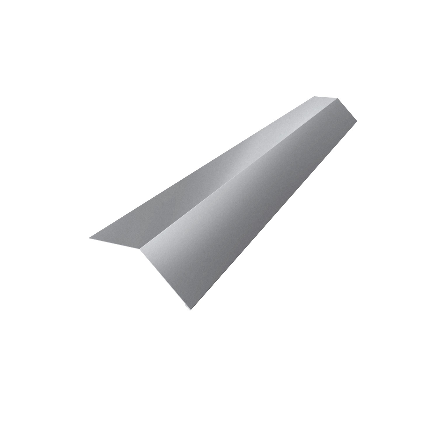 Smart Cover Solution Traufblech Stahl 4 cm x 3,5 cm x 100 cm Weißaluminium