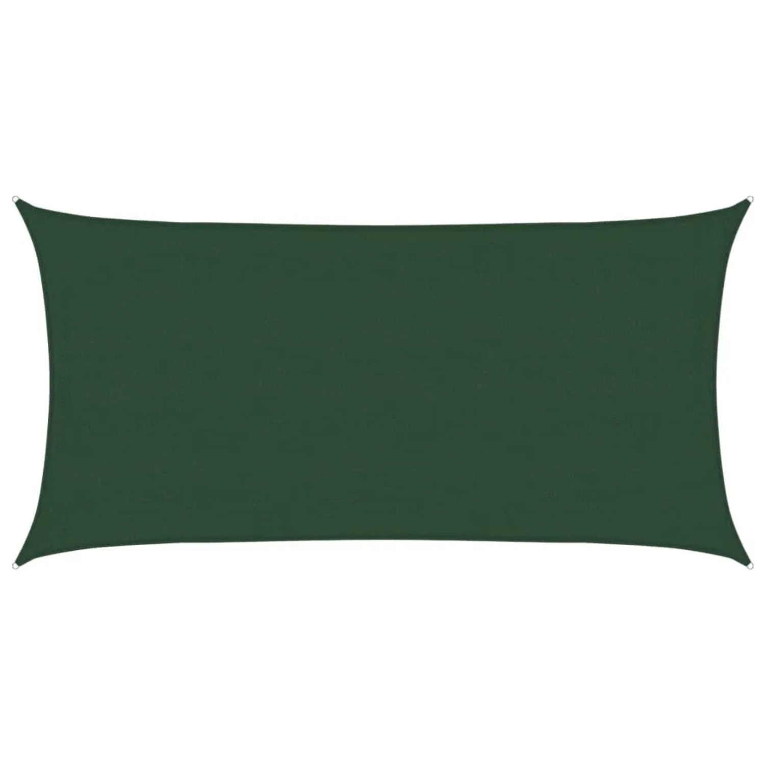 Furnicato Sonnensegel 160 G M² Dunkelgrün 4x7 M Hdpe