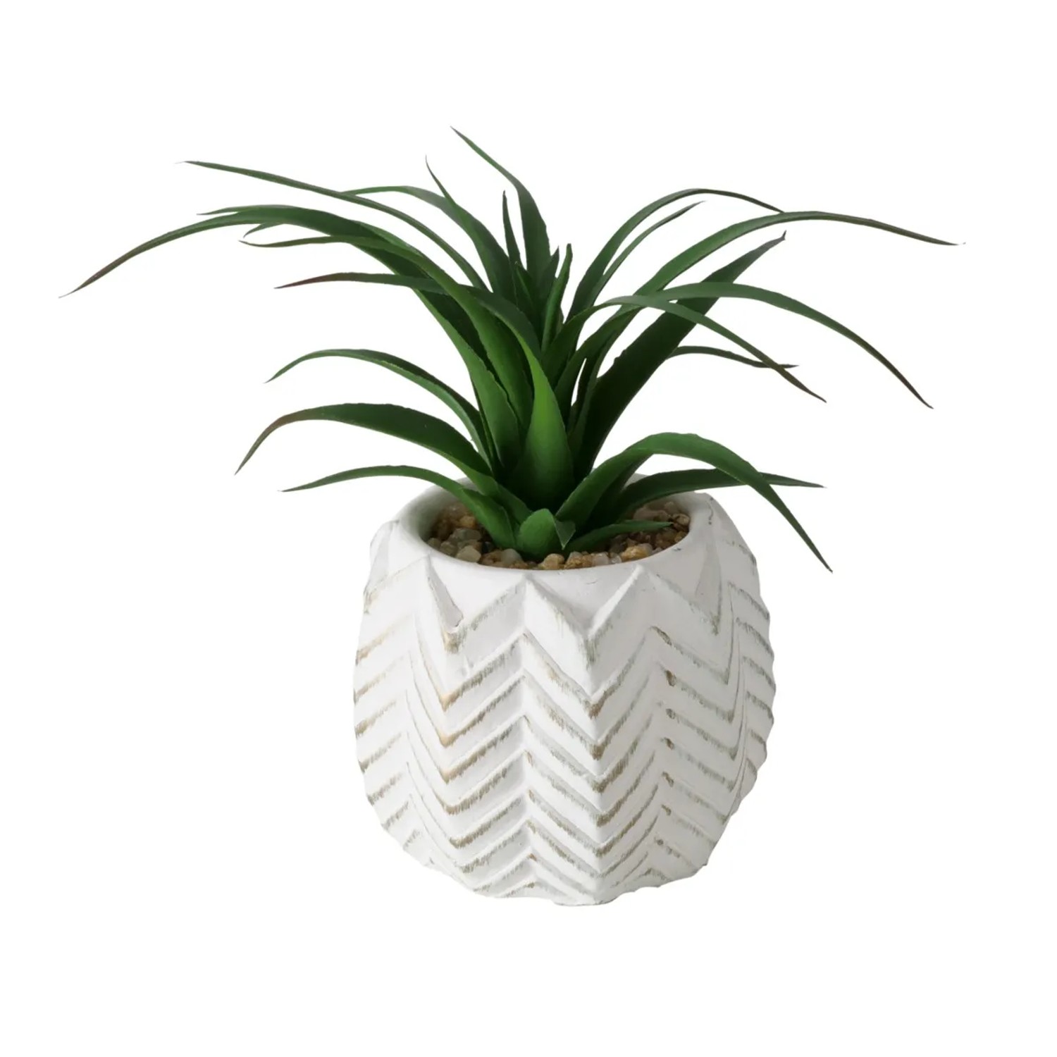 Boltze Kunstpflanze im Topf 15 x 14 cm Grn-Wei kaufen bei OBI