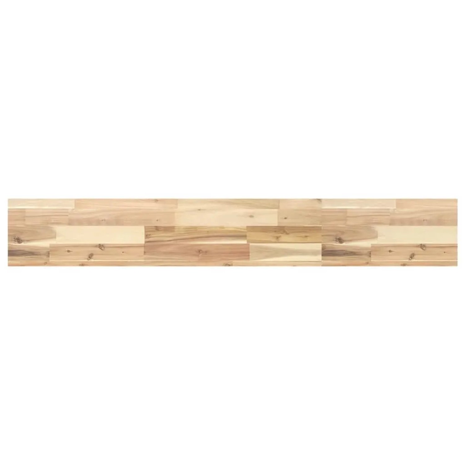 vidaXL Schweberegal 160x20x4 cm Massivholz Akazie Unbehandelt 3279439
