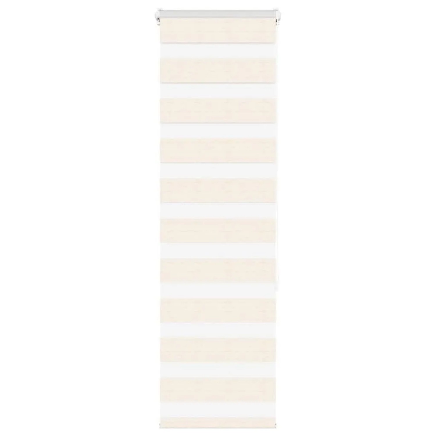 vidaXL Doppelrollo Marmorbeige 40x150 cm Stoffbreite 35,9 cm Polyester 4014639