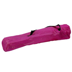 Verpackter, pinker Mojawo Anglersessel/Campingstuhl in Tragetasche.