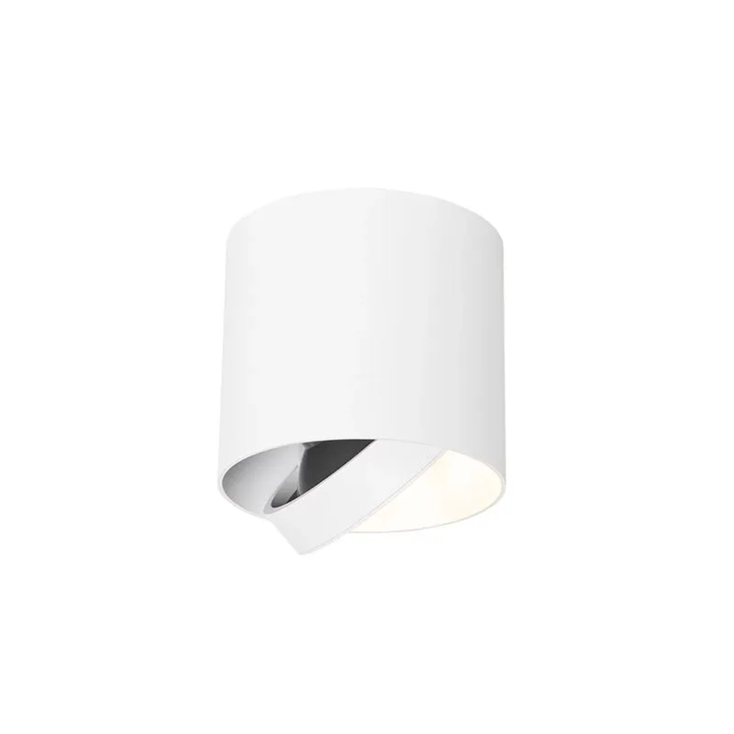 QAZQA Design Aufbaustrahler Weiß GU10 111mm Impact_9