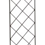 Schwarzes Rank-Spalier, 120 cm hoch, aus pulverbeschichtetem Stahl für Kletterpflanzen.