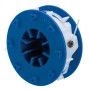 LUX Ersatzspule T 312 für Rasentrimmer, Doppelfaden 1,5 mm, 2x5m, blau/weiß.