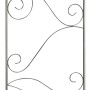 Dunkelgraues Rankgitter Blume aus Eisen, 150cm hoch, für Gartendekoration.
