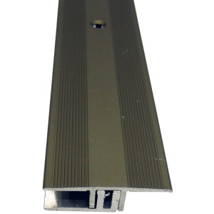 Übergangsprofil in Bronze, 900 mm lang, für Laminat & Parkett, inkl. Schrauben und Dübel.