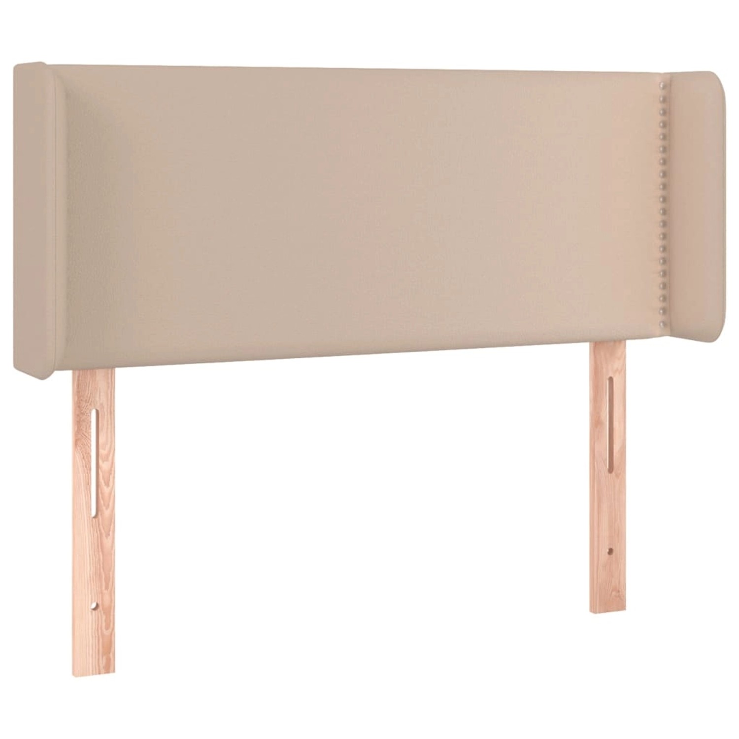 vidaXL LED Kopfteil Cappuccino-Braun 83x16x78/88 cm Kunstleder 3123173