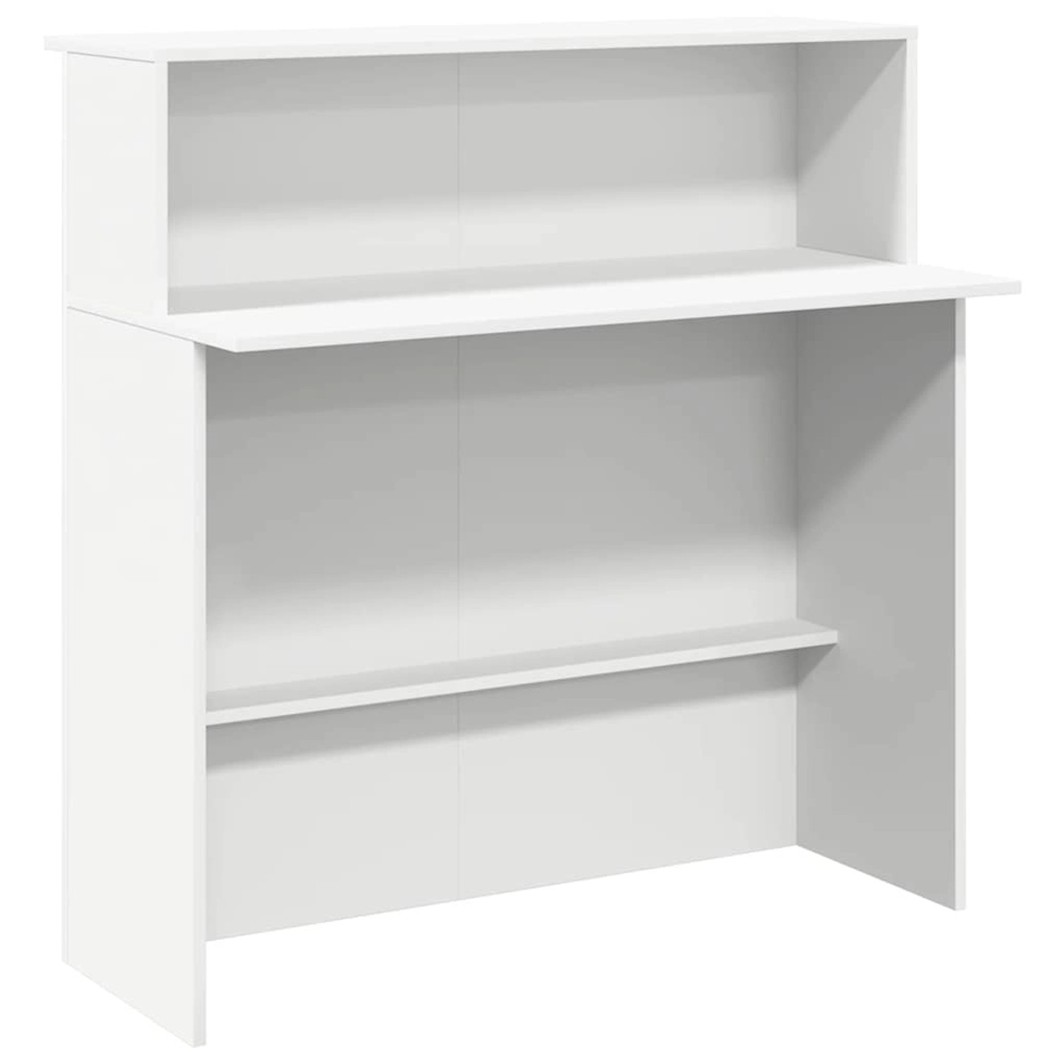 vidaXL Empfangstresen Weiß 100 x 50 x 103,5 cm Holzwerkstoff 859024 günstig online kaufen