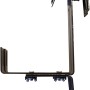 Siena Garden Blumenkastenhalter Gigant, braun, verstellbar für Geländer und Mauern.