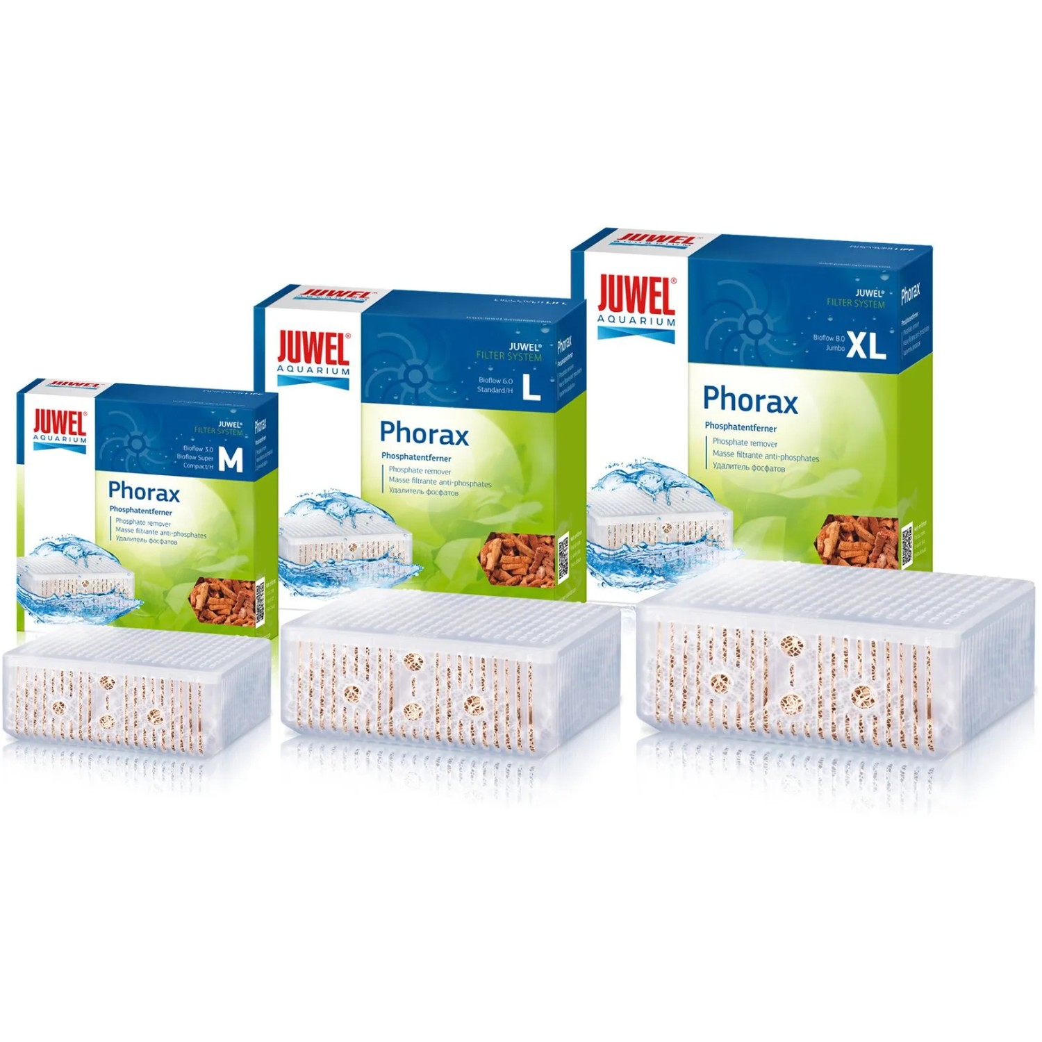 Juwel Phorax 3.0 Compact Aquarium Filtermedium zur Phosphatentfernung in verschiedenen Größen.