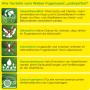 Grafik mit Vorteilen des Weber Fugensand Unkrautfrei: Unkrautfrei, wasserabweisend, ameisensicher, carportgeeignet.