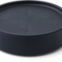 Capi Pflanzenroller, Ø 30 cm, anthrazitfarbener Rolluntersetzer aus Kunststoff für Innen- und Außen.