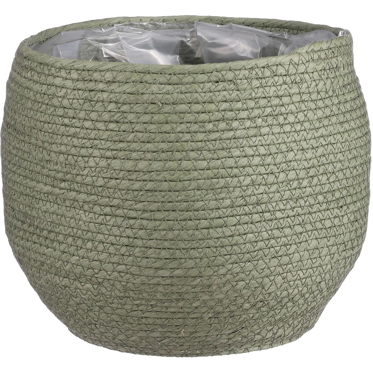 Mica Decorations Jorck Korb Rund Grün H 24 X Ø 26 Cm (LxBxH)