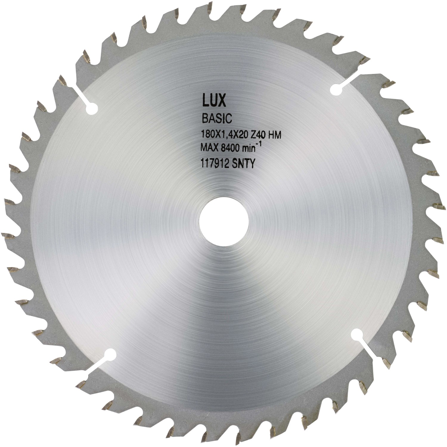 LUX HM-Kreissägeblatt Holz Ø 185 mm 40 Zähne