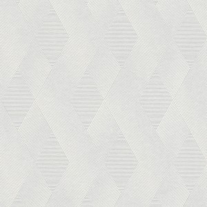 Überstreichbare Vliestapete mit modernem Rautenmuster für Wohnräume.