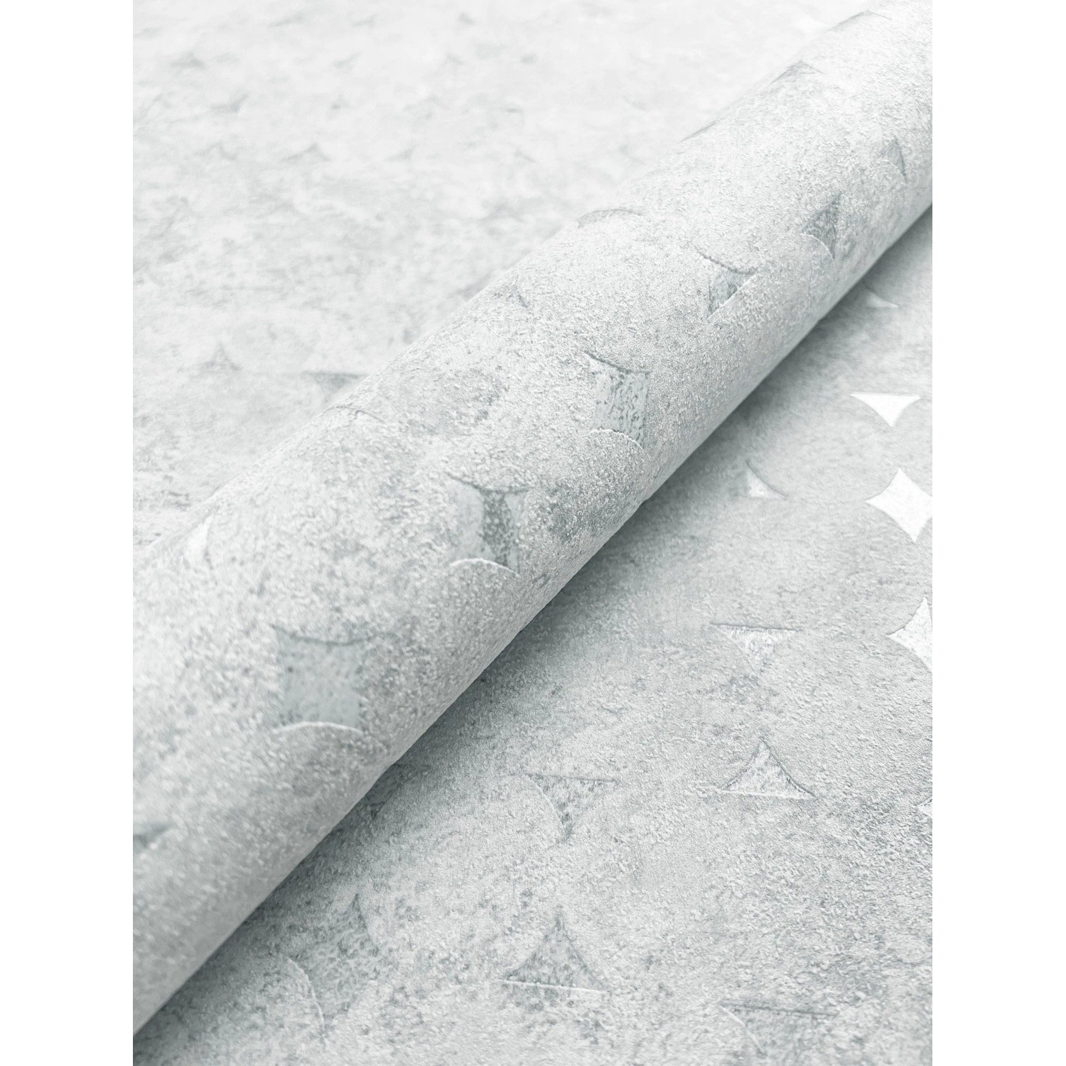 Newroom Vliestapete Saran Light Grey Rauten Modern FSC® günstig online kaufen