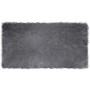 vidaXL Kunstschaffell Teppich Tafalla Anthrazit 80 x 150 cm Polyester 42021588